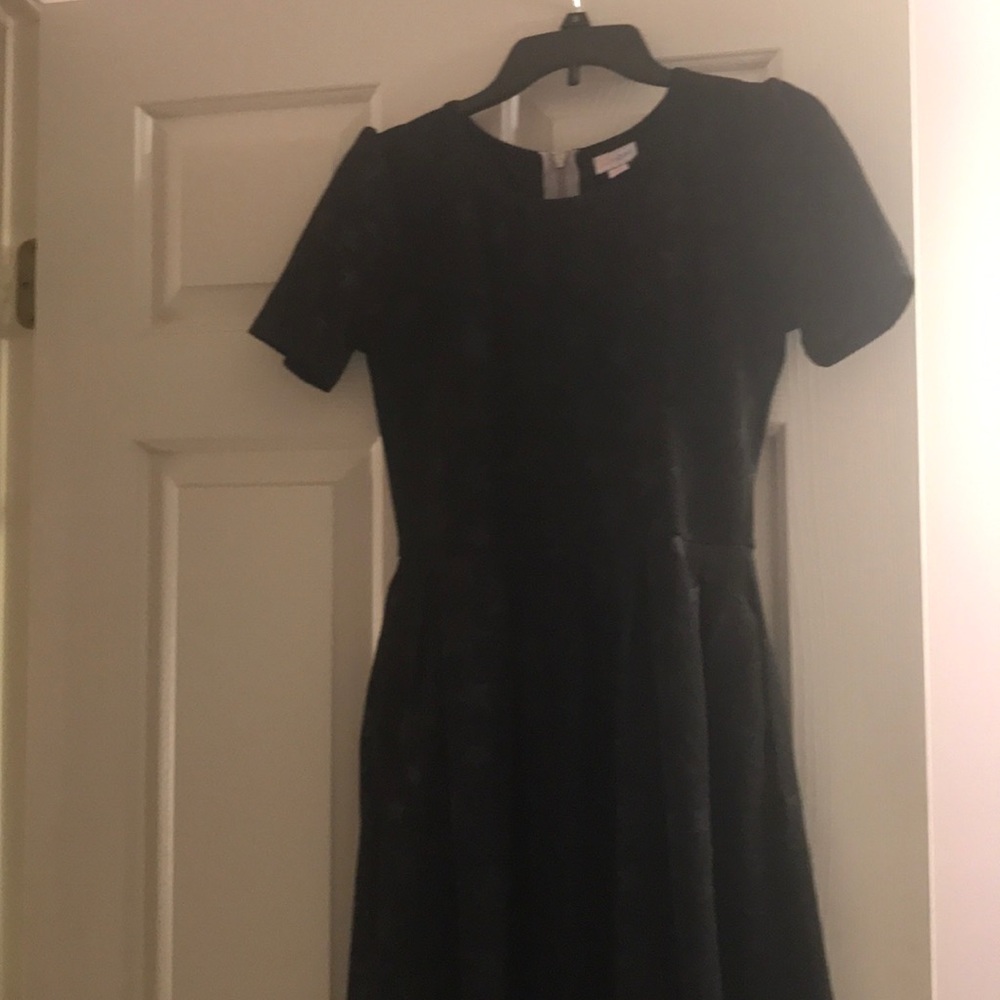 Amelia Dress Lularoe  Black star print